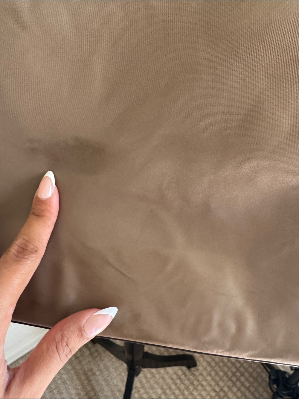 Michael Kors Beige Nylon Tote with Brown Leather Trim and Gold Hardware - Picture 2 of 14